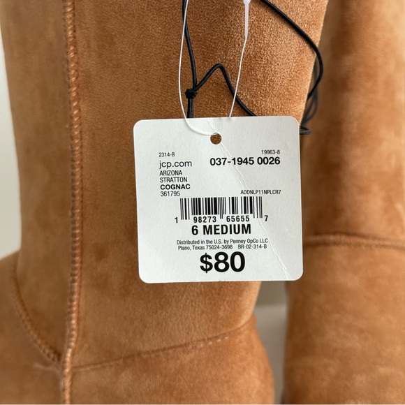 Arizona Jean Company Brown Suede Winter Boots